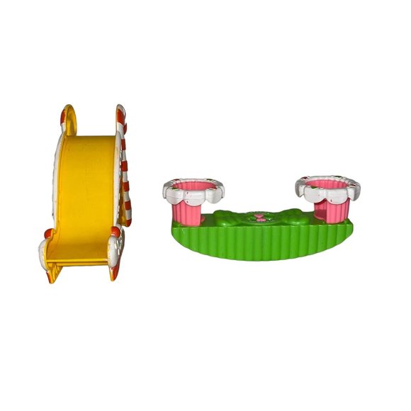 Vintage 1982 Playskool Candy Land Kids Playground Swing Teeter Totter Slide - Picture 6 of 11